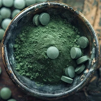 Kontrollitud orgaaniline spirulina pulber